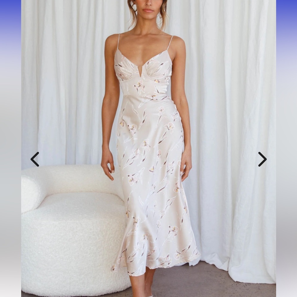 Selfie Leslie Lake Como Orchid Print Dress